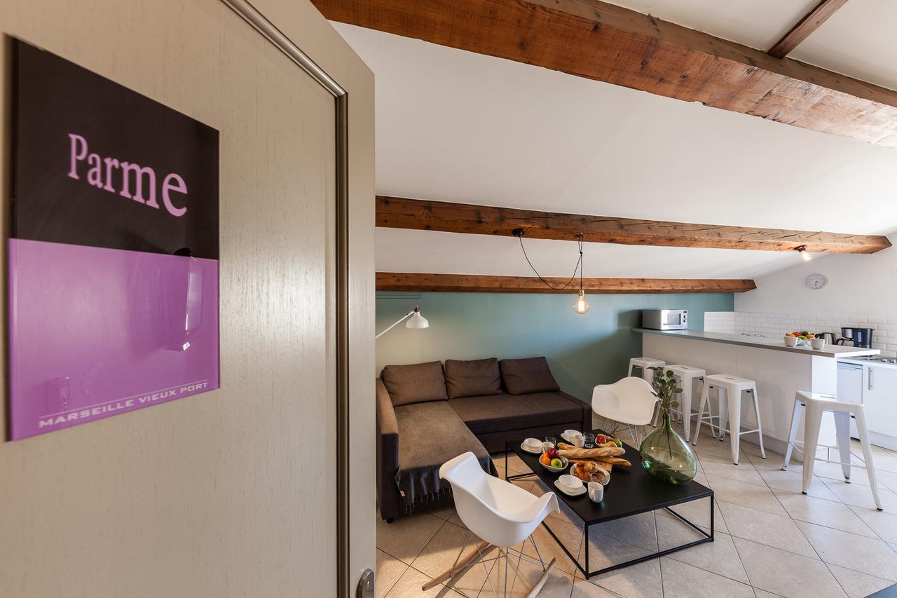 Les Cocons - 8 Appartements A 100M Du Vieux Port Marseille Exteriör bild